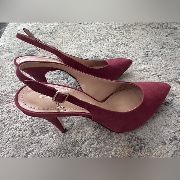 Coach Sutton Suede Slingback Pump - Picture 6 of 8